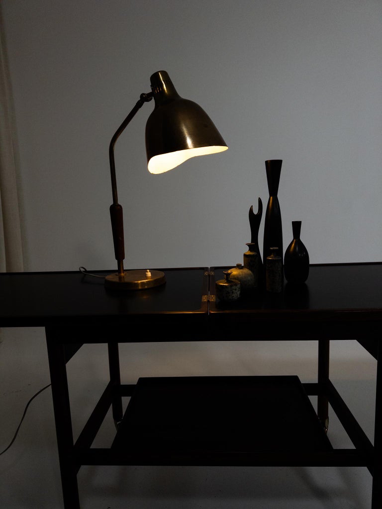 Table Lamp, Model “2790” – Bröderna Malmströms Metallvarufabrik, Sweden, 1950s