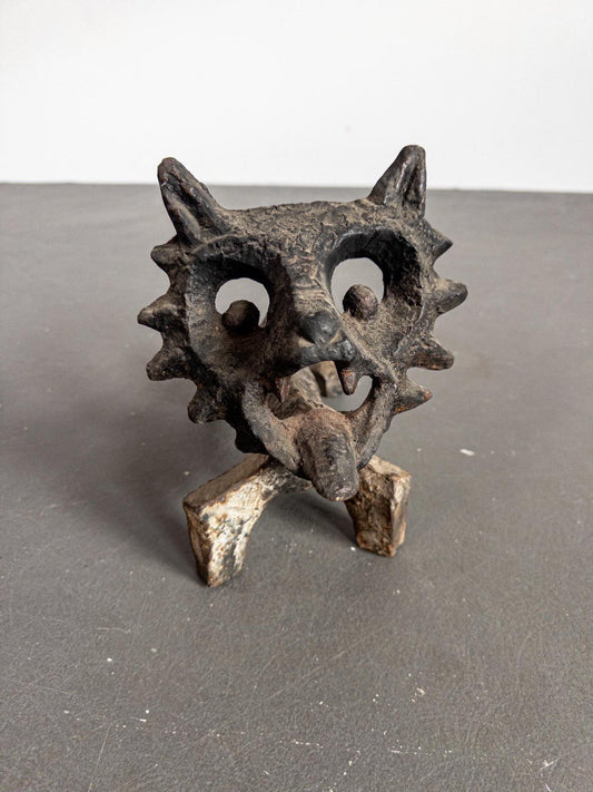 Cast Iron Fire Dog by Olle Hermansson for Husqvarna, Sweden, 1960s