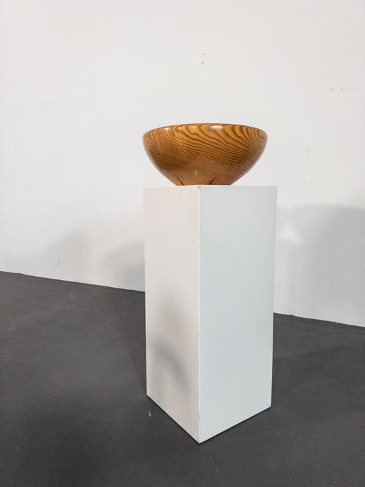 Sculptural Turned Pine Bowl by Oscar Johansson, Sweden