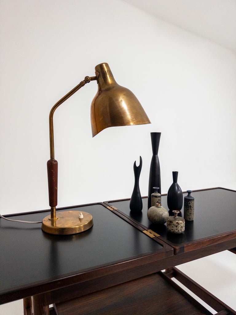 Table Lamp, Model “2790” – Bröderna Malmströms Metallvarufabrik, Sweden, 1950s