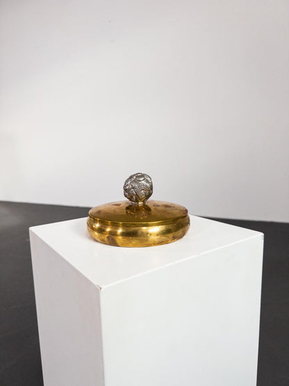 Modern Swedish Lidded Jar by Carl-Einar Borgström for Ystad-Metall, 1930s