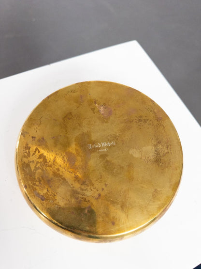 Modern Swedish Lidded Jar by Carl-Einar Borgström for Ystad-Metall, 1930s