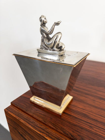 Lidded Box by Oscar Antonsson from Ystad-Metall, 1930s