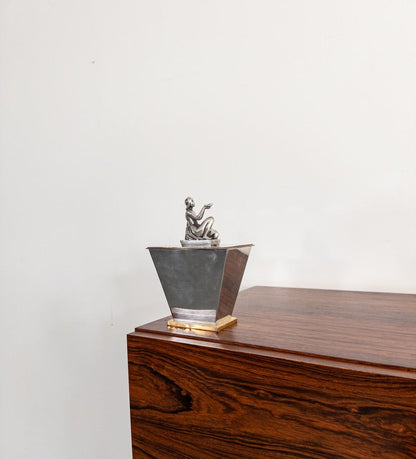 Lidded Box by Oscar Antonsson from Ystad-Metall, 1930s