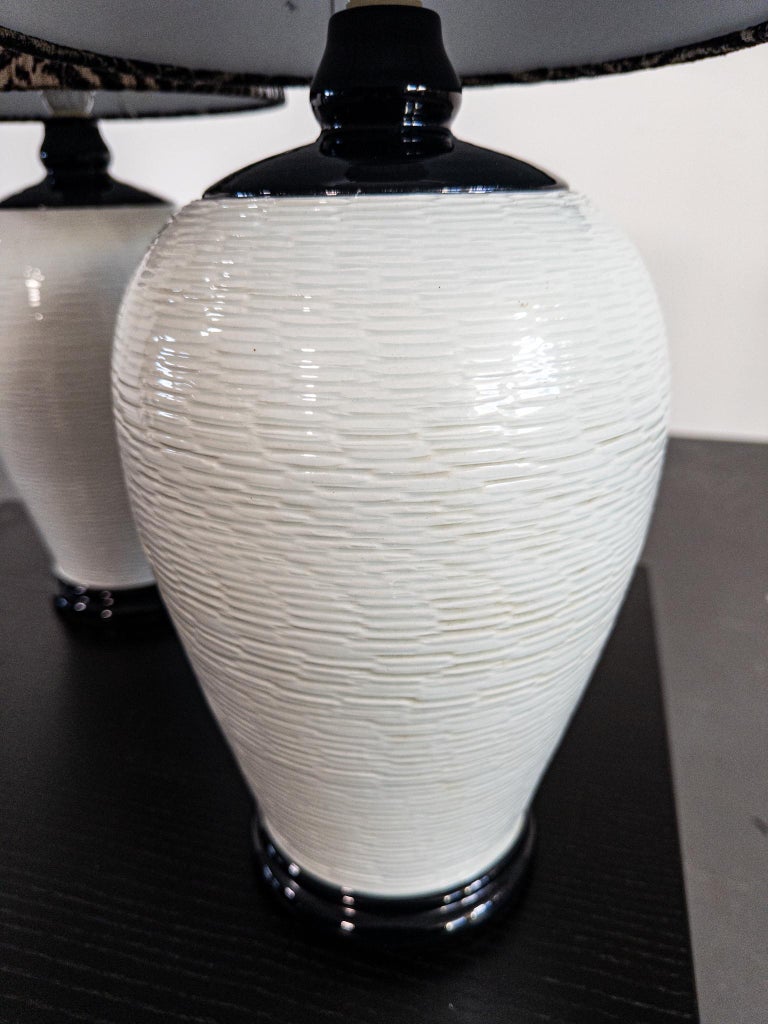 Elegant Pair of Table Lamps – NK, Sweden (1950s)