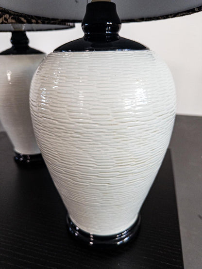 Elegant Pair of Table Lamps – NK, Sweden (1950s)