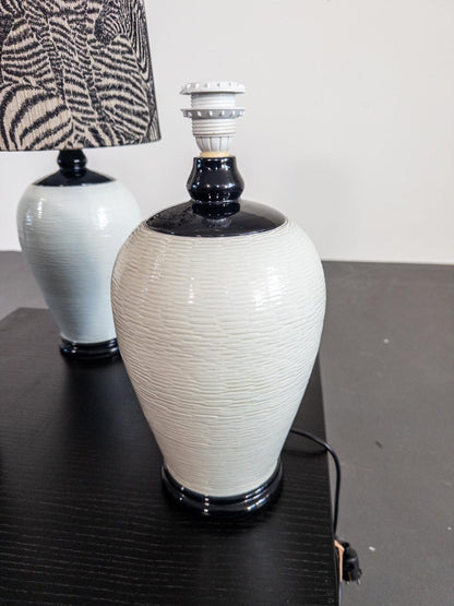 Elegant Pair of Table Lamps – NK, Sweden (1950s)