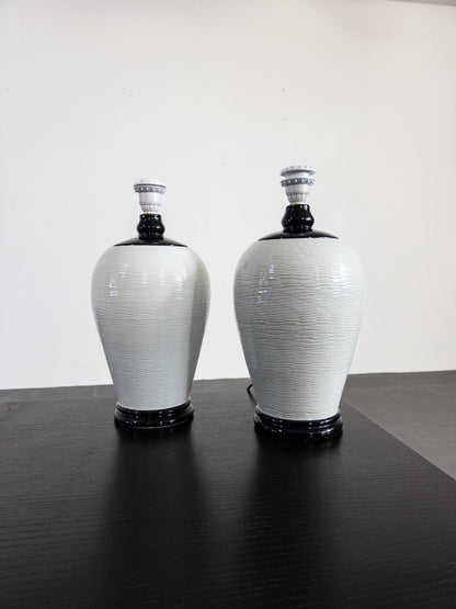 Elegant Pair of Table Lamps – NK, Sweden (1950s)