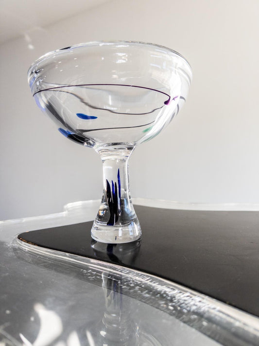 Vicke Lindstrand for Kosta, Sweden – Signed Art Glass Bowl, 1950s-60s