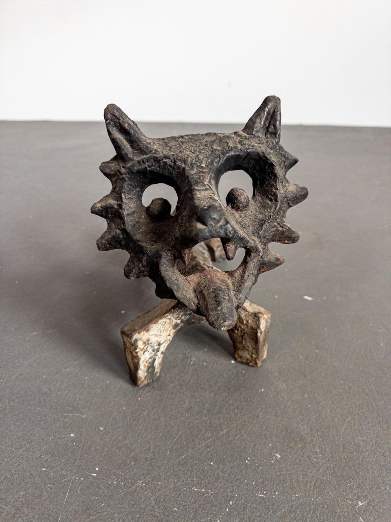 Cast Iron Fire Dog by Olle Hermansson for Husqvarna, Sweden, 1960s