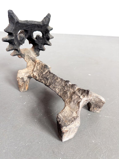 Cast Iron Fire Dog by Olle Hermansson for Husqvarna, Sweden, 1960s