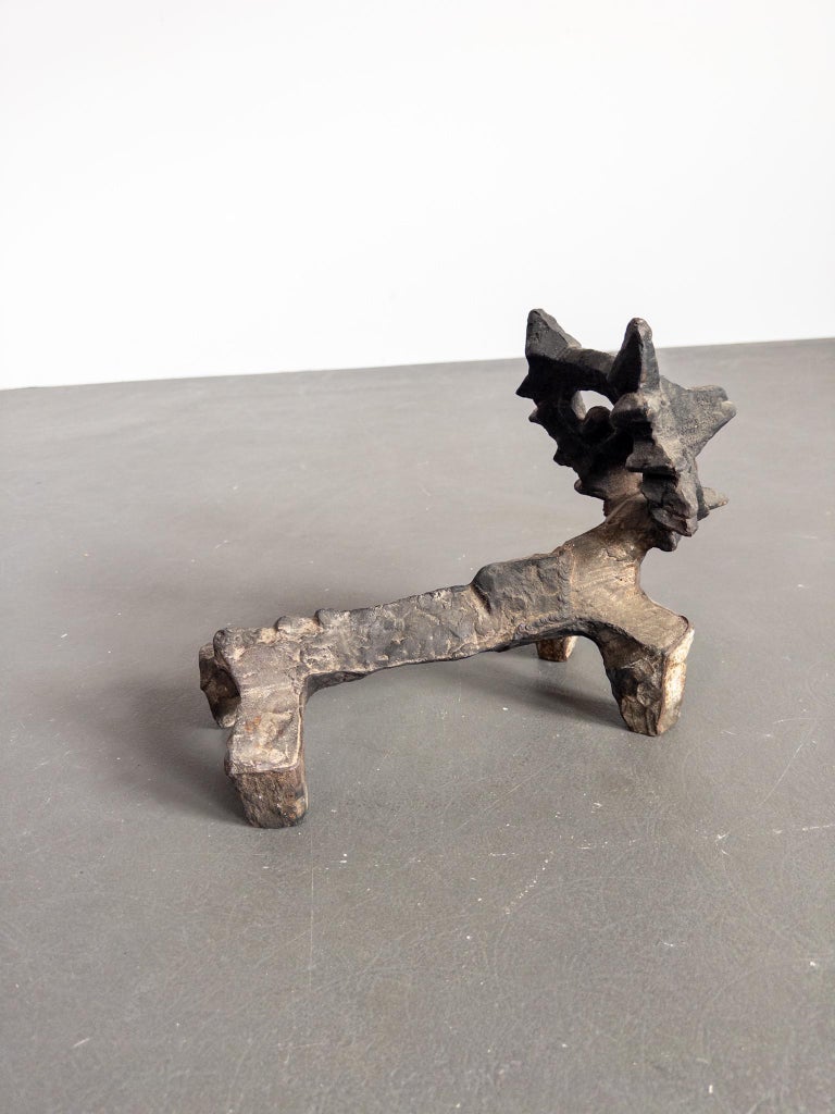Cast Iron Fire Dog by Olle Hermansson for Husqvarna, Sweden, 1960s