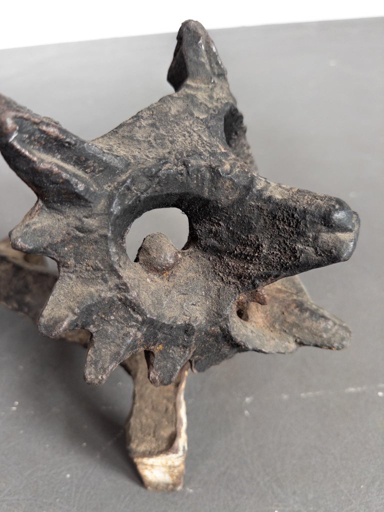 Cast Iron Fire Dog by Olle Hermansson for Husqvarna, Sweden, 1960s