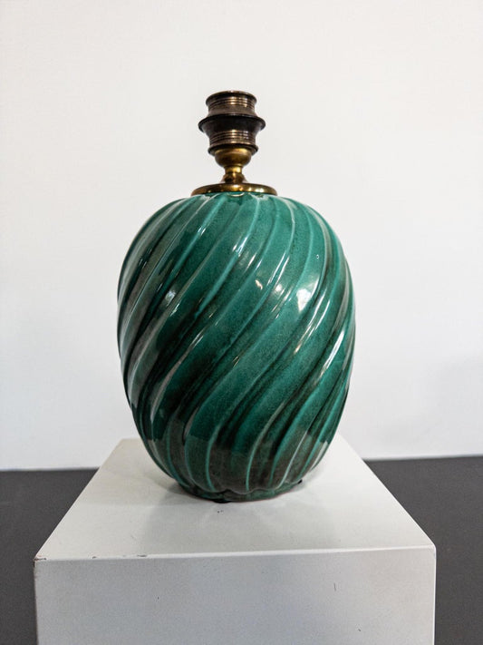 Art Deco Ceramic Table Lamp by Anna-Lisa Thomson for Upsala Ekeby, 1930s