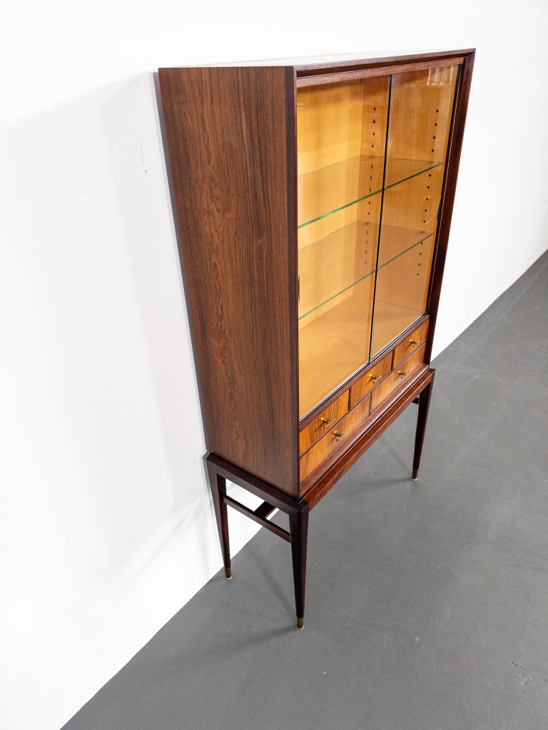 Elegant Mid-Century Display Cabinet by Svante Skogh Seffle Möbelfabrik, 1960s