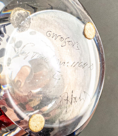 Rare Fish Graal Vase by Edward Hald for Orrefors