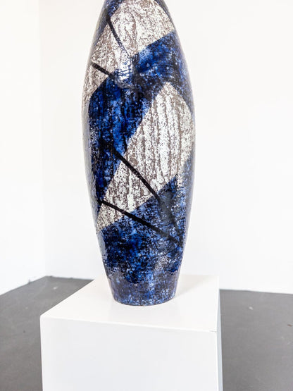 Monumental “Chamotte” Floor Vase by Ingrid Atterberg for Upsala Ekeby, Sweden