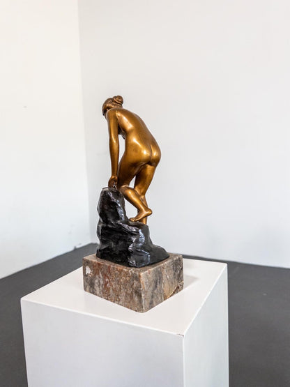 Robert Rudolfi Bronze Sculpture “An der Quelle” – ca. 1920s