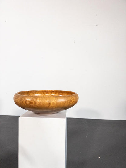 Sculptural Turned Pine Bowl by Oscar Johansson, Sweden