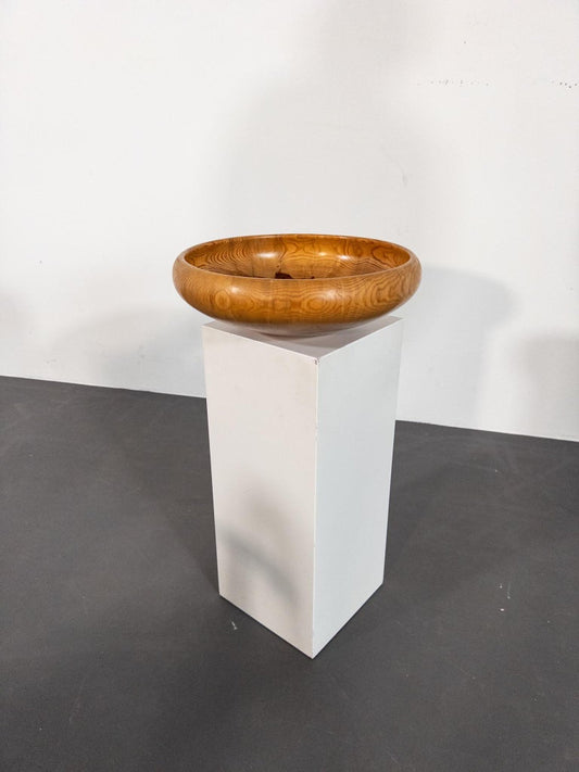 Sculptural Turned Pine Bowl by Oscar Johansson, Sweden