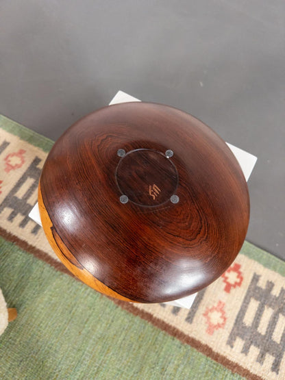 Sculptural Teak Bowl by Sigvard Nilsson for Söwe Konst, Sweden, 1960s