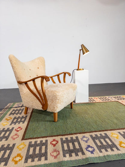 Mid-Century Scandinavian Table Lamp by Falkenbergs Belysning, Model 6408, Sweden