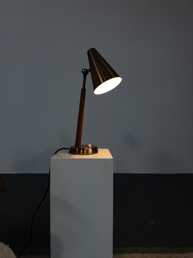 Mid-Century Scandinavian Table Lamp by Falkenbergs Belysning, Model 6408, Sweden