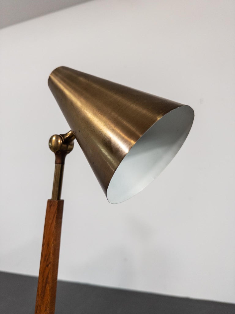 Mid-Century Scandinavian Table Lamp by Falkenbergs Belysning, Model 6408, Sweden