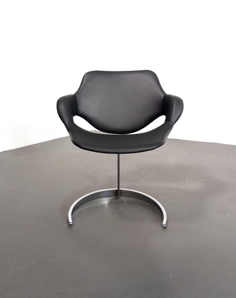 Set of Four Boris Tabakoff dining Chairs, France, 1970s