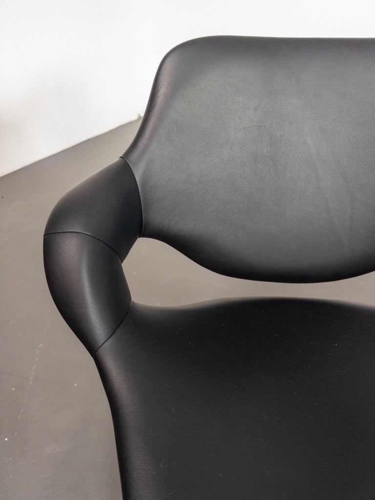 Set of Four Boris Tabakoff dining Chairs, France, 1970s