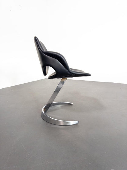 Set of Four Boris Tabakoff dining Chairs, France, 1970s