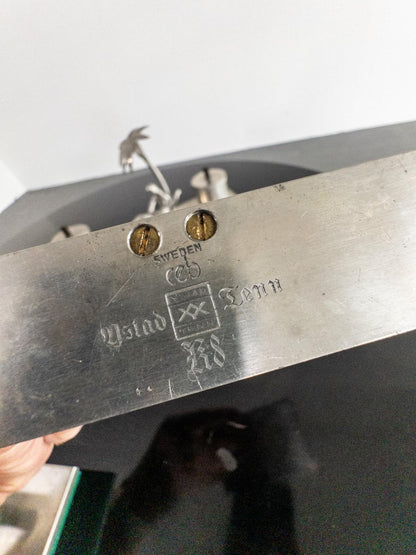 Art Deco Pewter Desk Set by Carl-Einar Borgström for Ystad Tenn, Sweden, 1930s