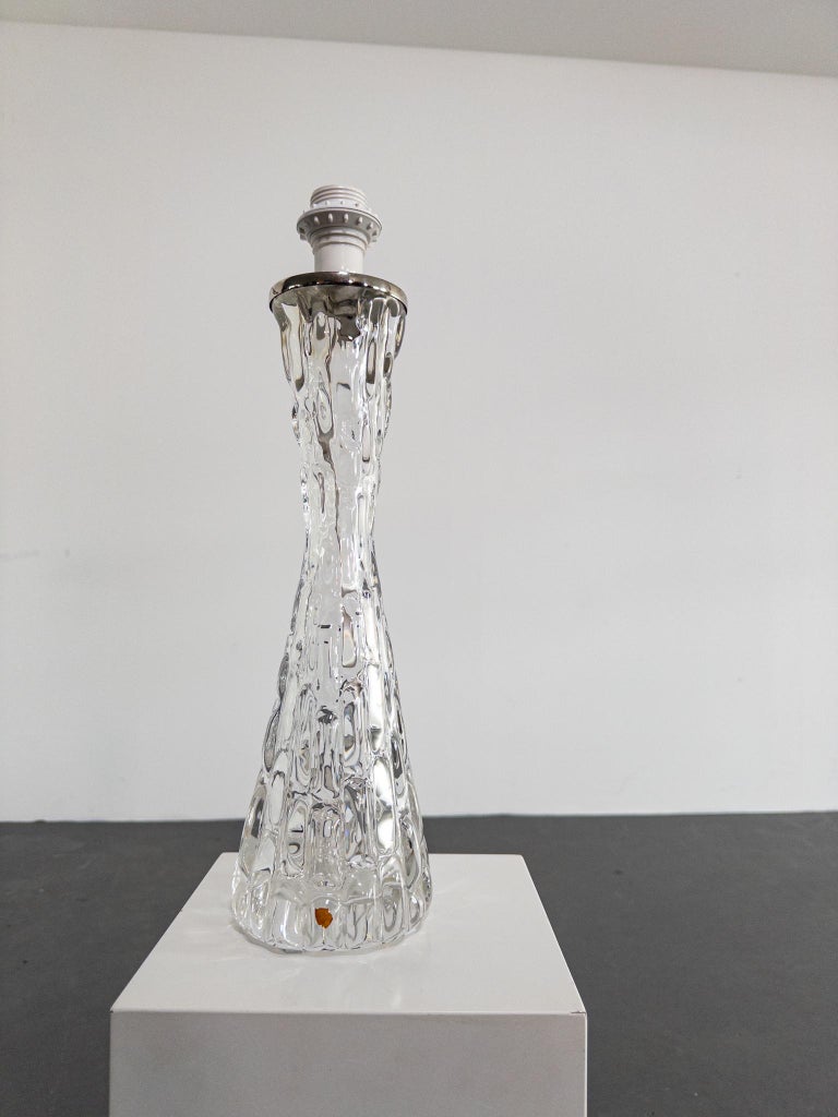 Sculptural Glass Table Lamps by Carl Fagerlund for Orrefors, Sweden, 1960s