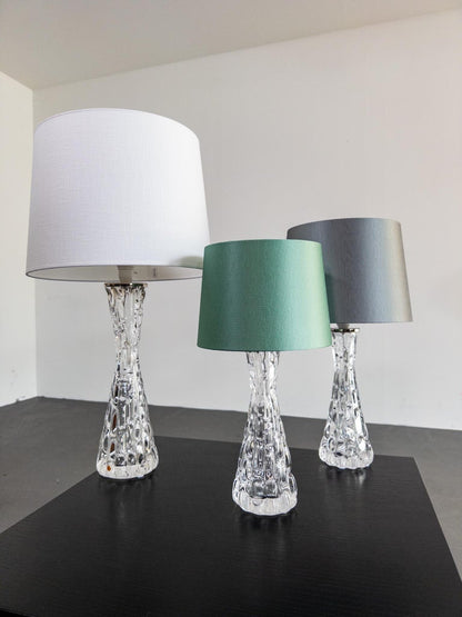 Sculptural Glass Table Lamps by Carl Fagerlund for Orrefors, Sweden, 1960s