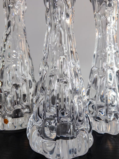 Sculptural Glass Table Lamps by Carl Fagerlund for Orrefors, Sweden, 1960s