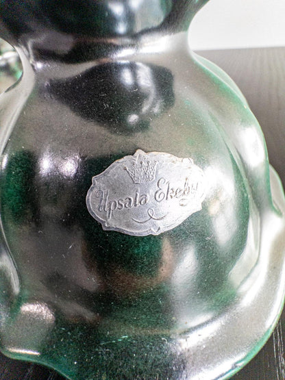 Pair of Art Deco Candlesticks by Upsala Ekeby, Sweden, 1930s