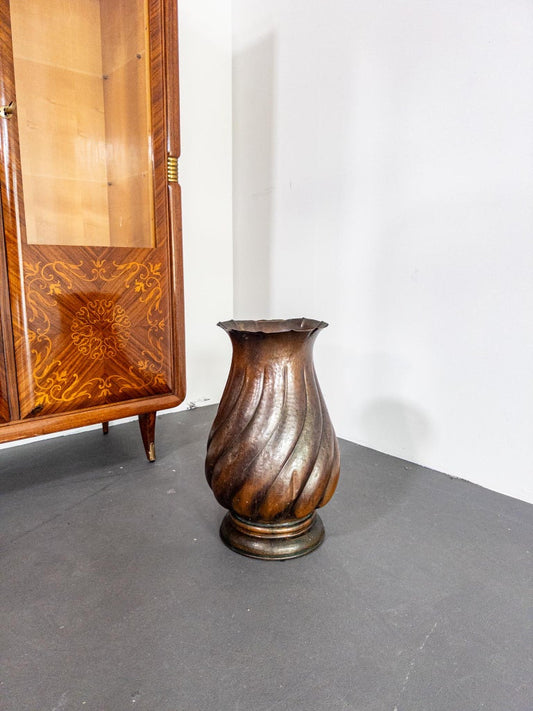 Italian Copper Amphora Vase, 1940s–50s