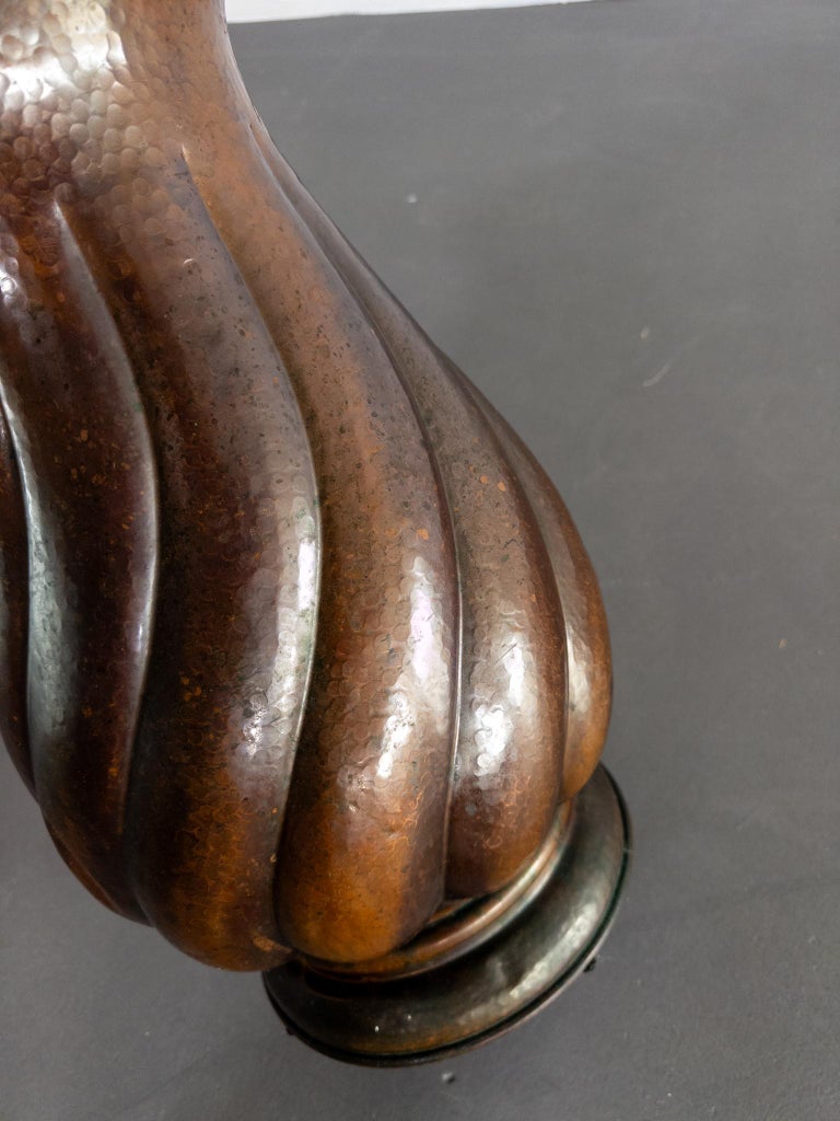 Italian Copper Amphora Vase, 1940s–50s