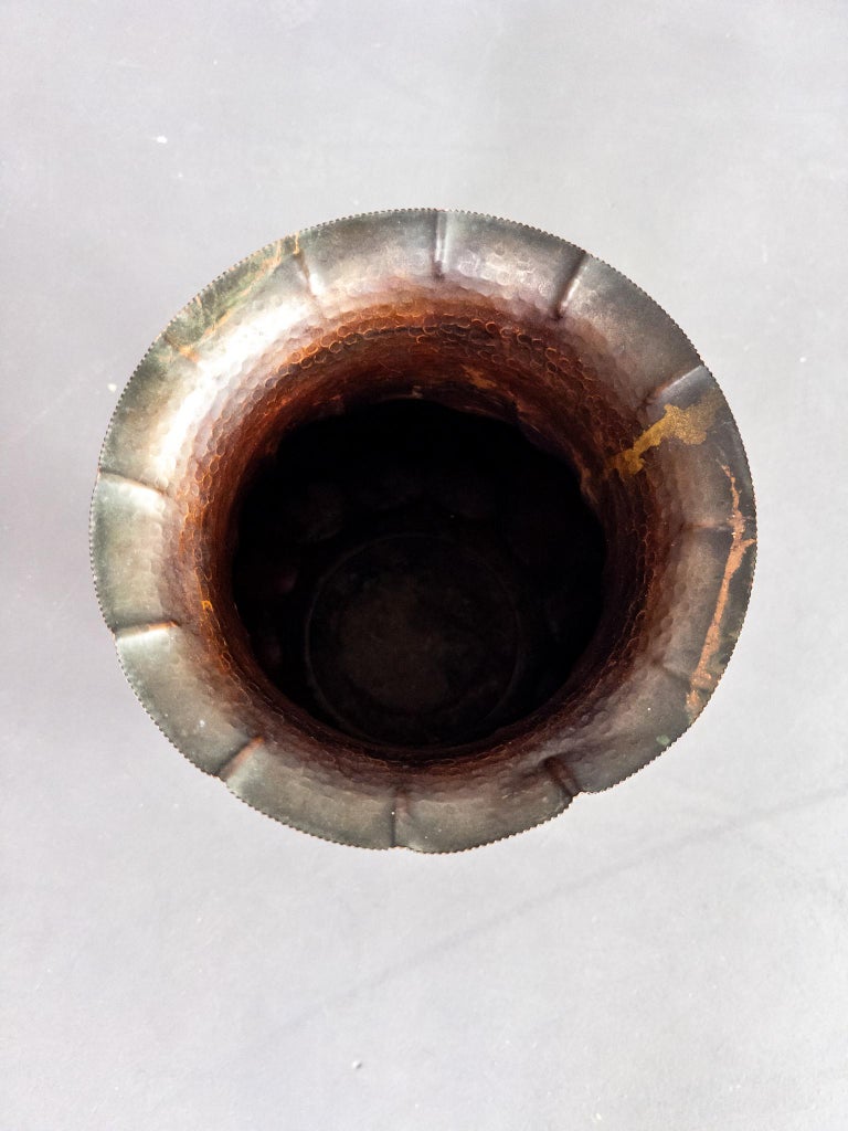 Italian Copper Amphora Vase, 1940s–50s