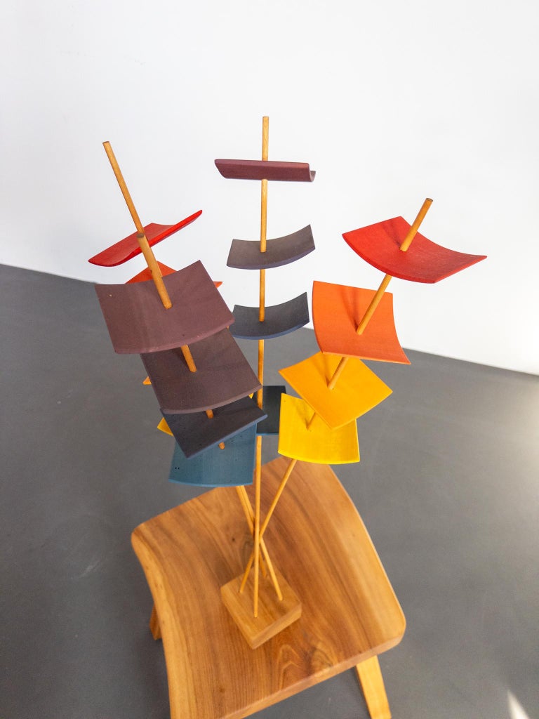 Sigvard Nilsson for Söwe Konst, Unique Wooden Sculpture, Sweden, 1970s
