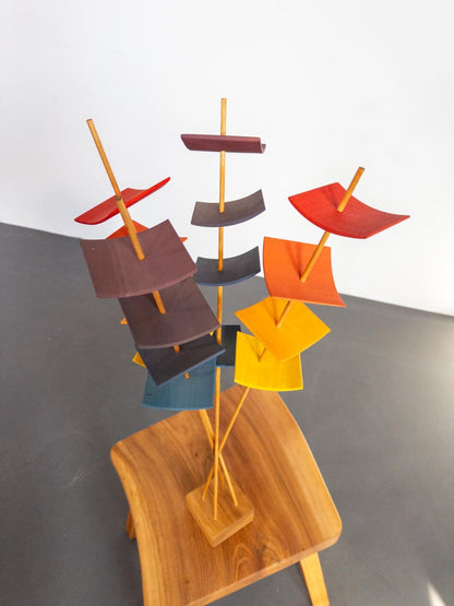 Sigvard Nilsson for Söwe Konst, Unique Wooden Sculpture, Sweden, 1970s