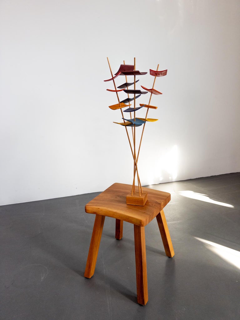 Sigvard Nilsson for Söwe Konst, Unique Wooden Sculpture, Sweden, 1970s