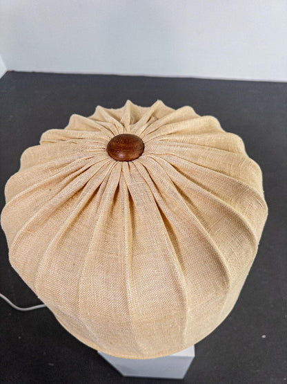 Swedish Mid-Century Rosewood Table Lamp with Original Shade, 1960s