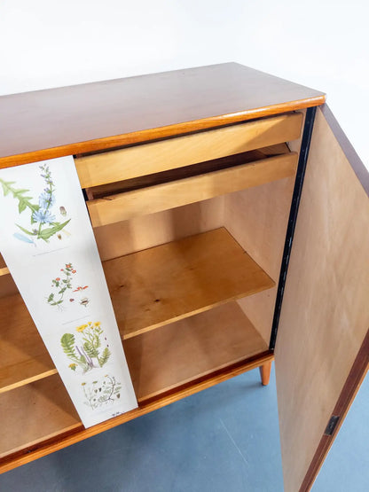 Scandinavian “Flora” Cabinet, Inspired by Josef Frank