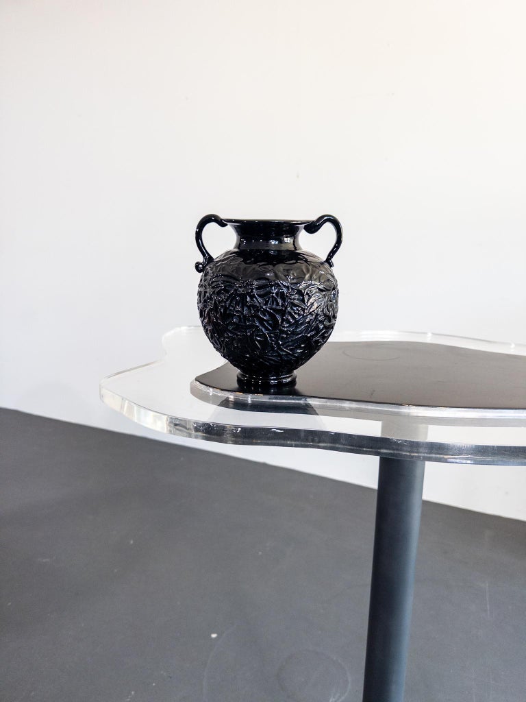 Edvin Ollers for Elme Glasbruk, “Lalique” Vase, Sweden, 1920s–1930s