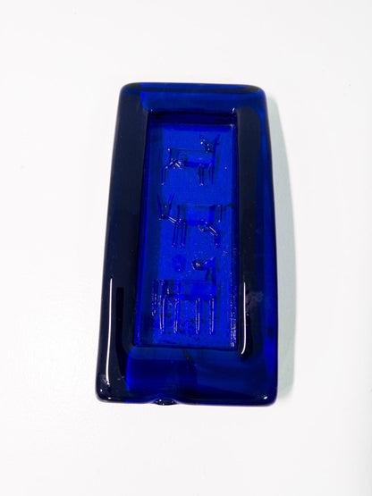 Erik Höglund for Boda – Set of Three Relief Glass Trays, Sweden, 1960s