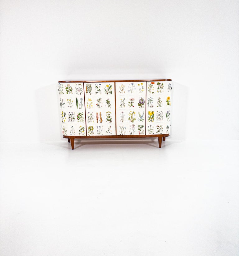 Swedish Modern “Flora” Sideboard, 1940s