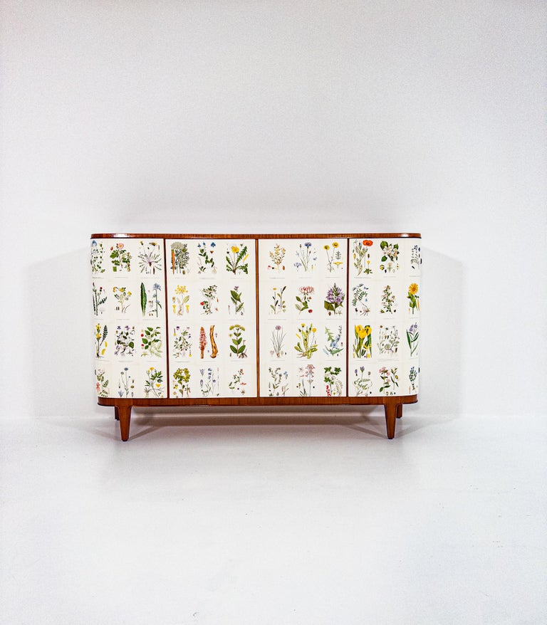 Swedish Modern “Flora” Sideboard, 1940s