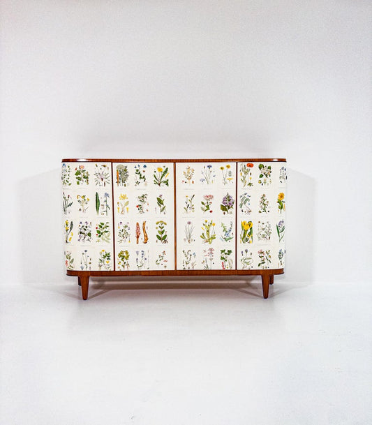 Swedish Modern “Flora” Sideboard, 1940s