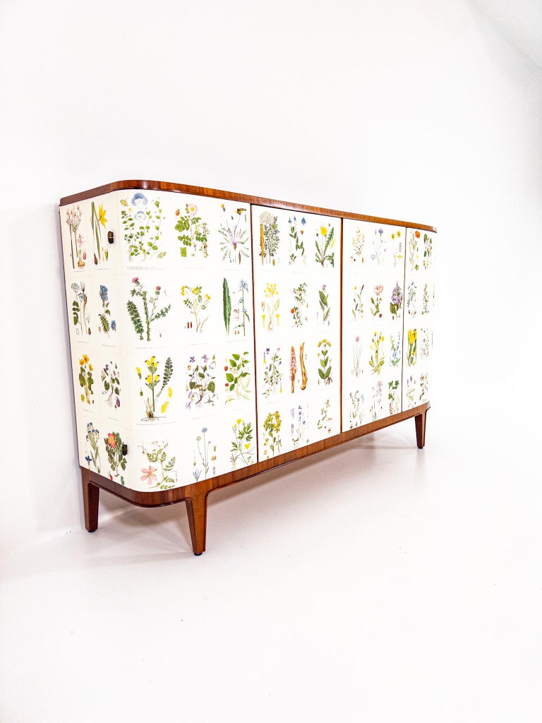 Swedish Modern “Flora” Sideboard, 1940s